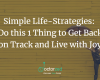 Simple Life Strategies